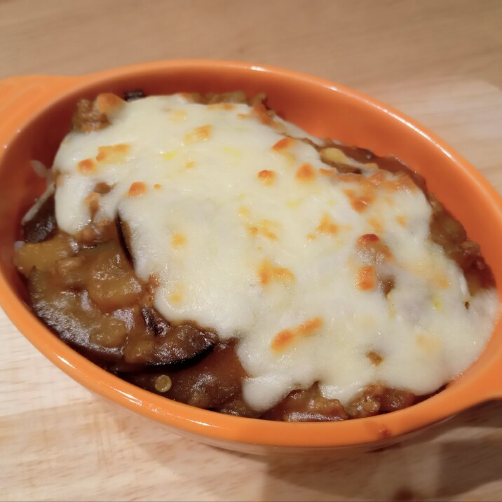 ずぼら飯*茄子のカレードリア